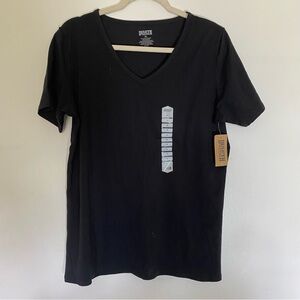 NWT Duluth Trading No-Yank Women's XL Cotton Short Sleeve Tee T-shirt Shirt Top